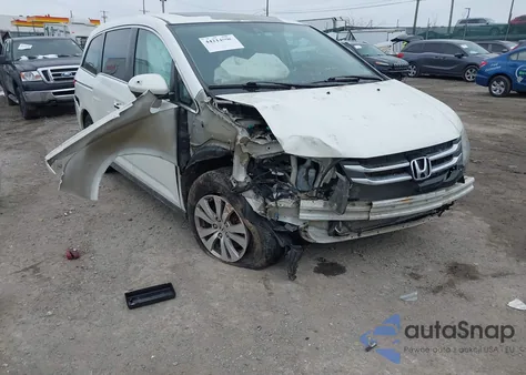 2014 Honda Odyssey Ex-L from USA, damaged, VIN 5FNRL5H63EB091472